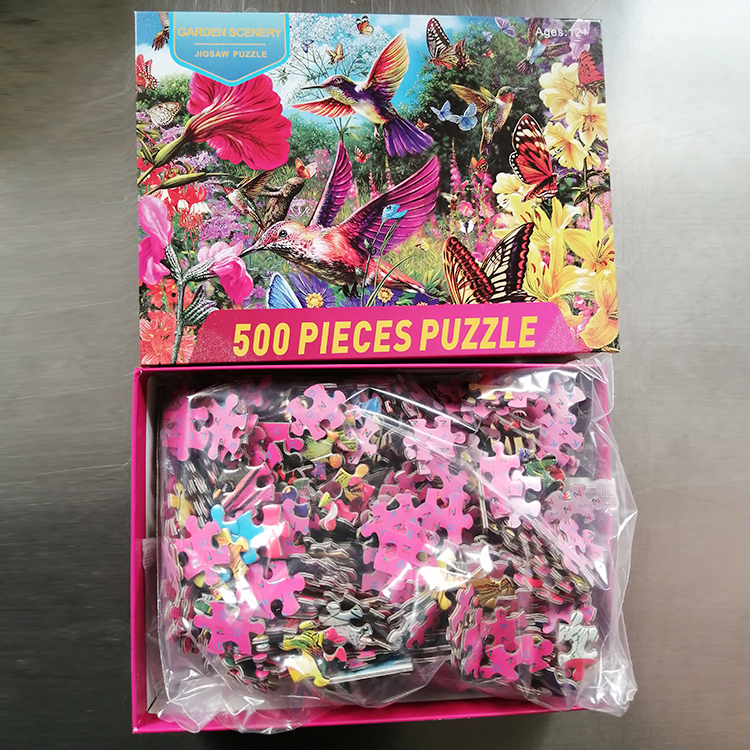 Оптовая продажа, пазл из высококачественной бумаги, пазл для взрослых, пазл из 1000 частей на заказ