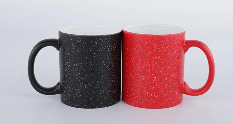 Yiwu manufacturer color changing cup custom magic sublimation mug 11oz