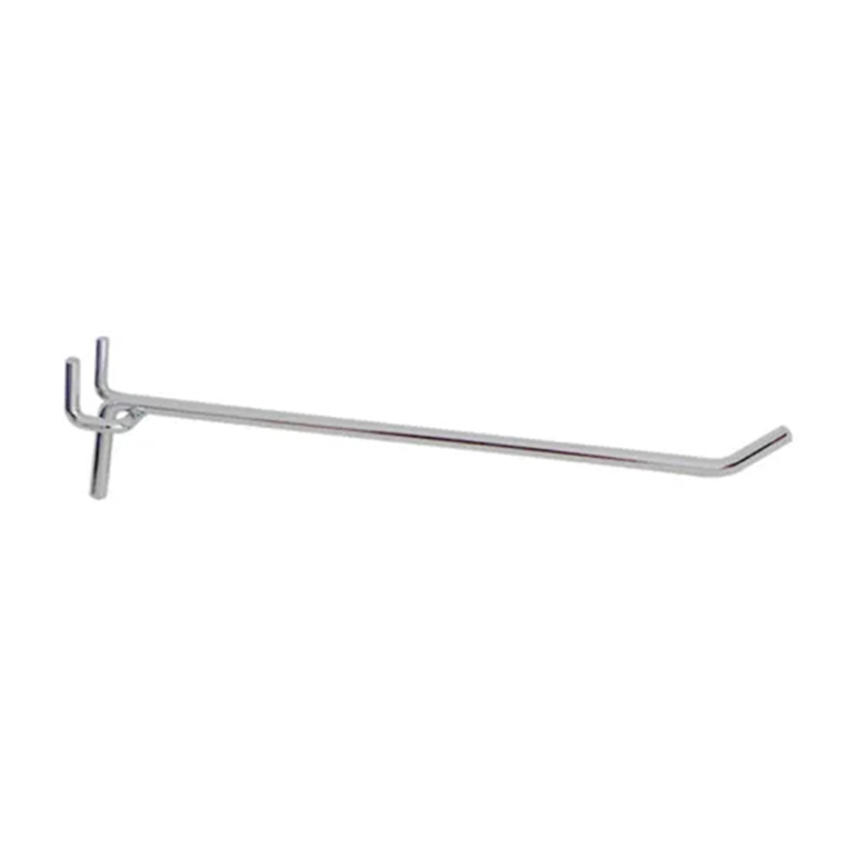 3-Pack Triton Products 61629 Stainless Steel LocHook 6-Inch Single Rod 90-Degree Bend 1//4-Inch Dia Pegboard Hook for Stainless Steel LocBoard