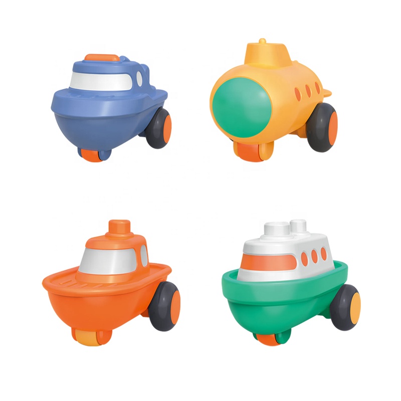 Детские игрушки, новый фрикционный корабль, инерционный пластик ABS, мультяшная лодка, игрушки