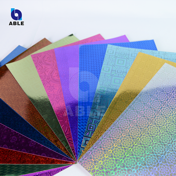 me<i></i>tallized Holographic Paper for DIY Handcraft