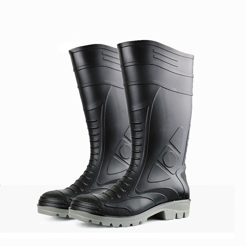 Устойчивые к кислотам и щелочам защитные ПВХ резиновые ботинки повышенной прочности
