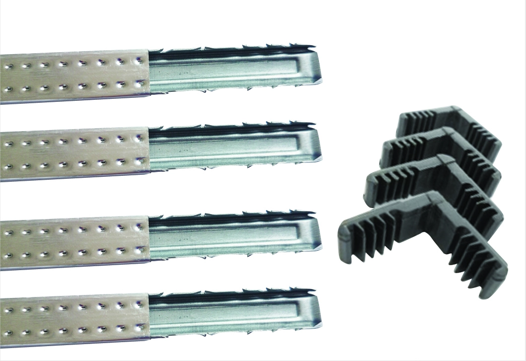Aluminum spacer bar straight corner key