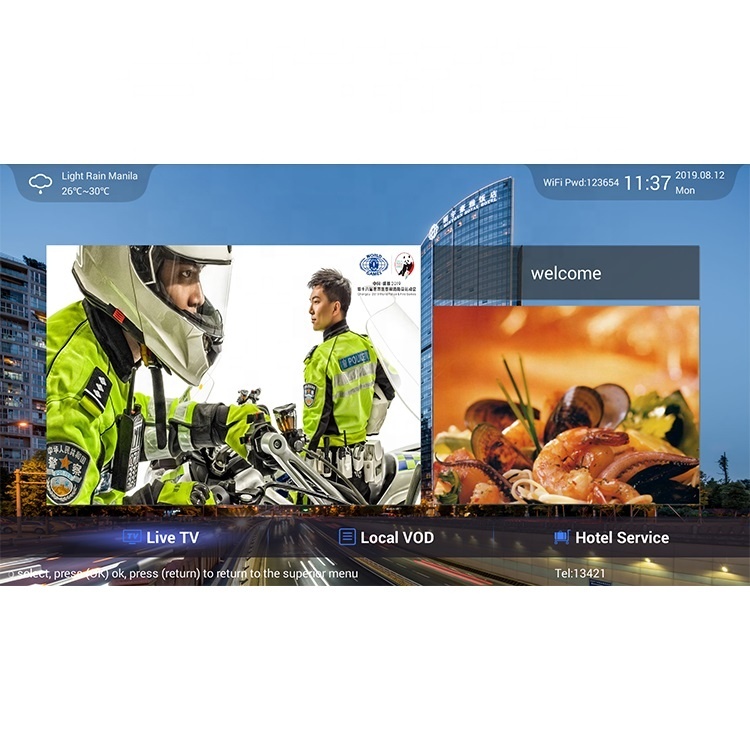 Wi-Fi LAN IPTV отеля решение sistemas para iptv отеля