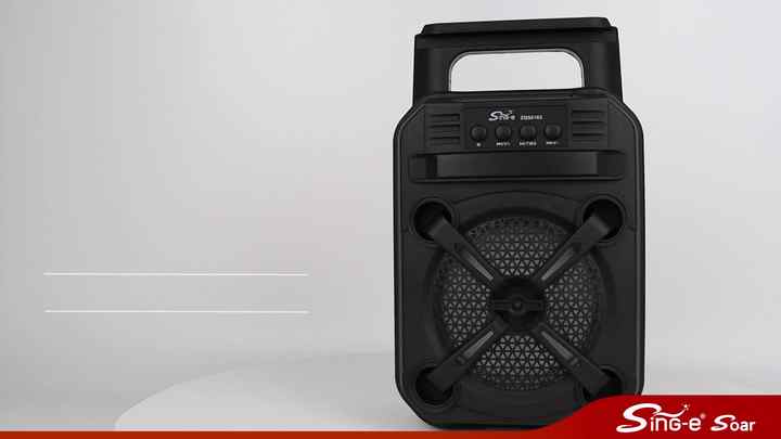 SING-E ZQS6166 Portable Bluetooth Speaker - Perfect for Karaoke