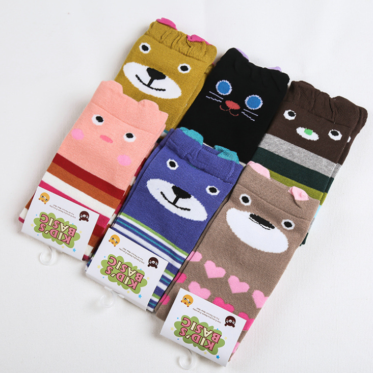 MIA Animal Baby Leg Warmers Kids Cartoon Leg Warmers Baby Crawling Anti-skid Keep Warm Knee Protective Cover Leg Warm