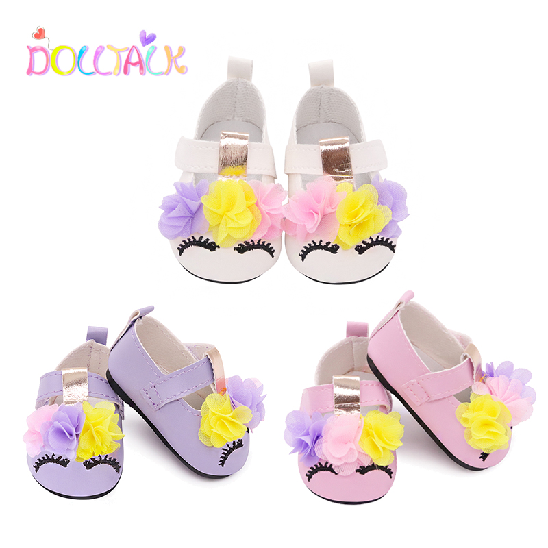 Amazon продает Новый 18 дюймов американская кукла цветок кожаные ботинки, для бровей, обувь