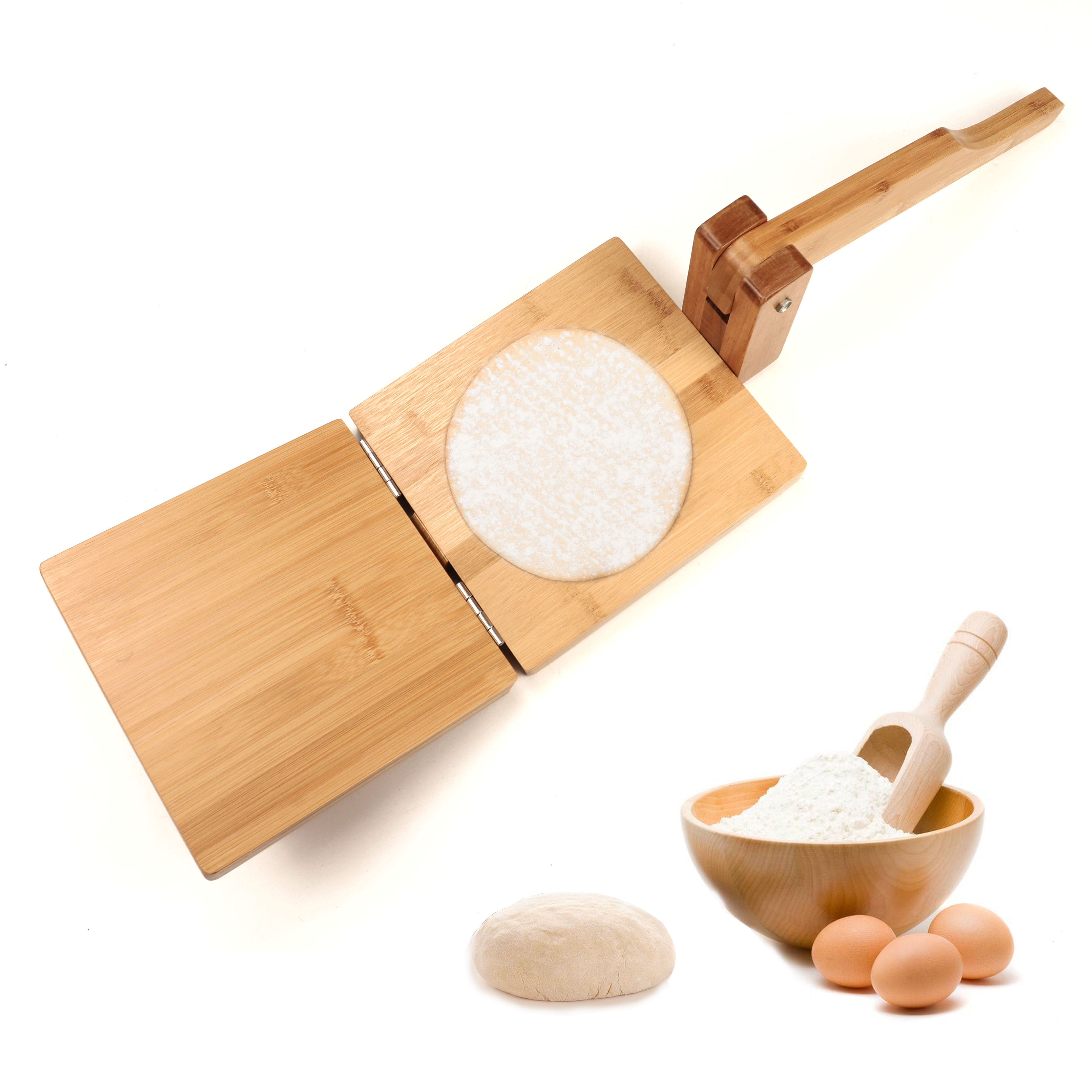 Деревянный лепешке пресс 8 дюймов Аутентичные лепешке пресс деревянная ручная машинка для приготовления тортильи