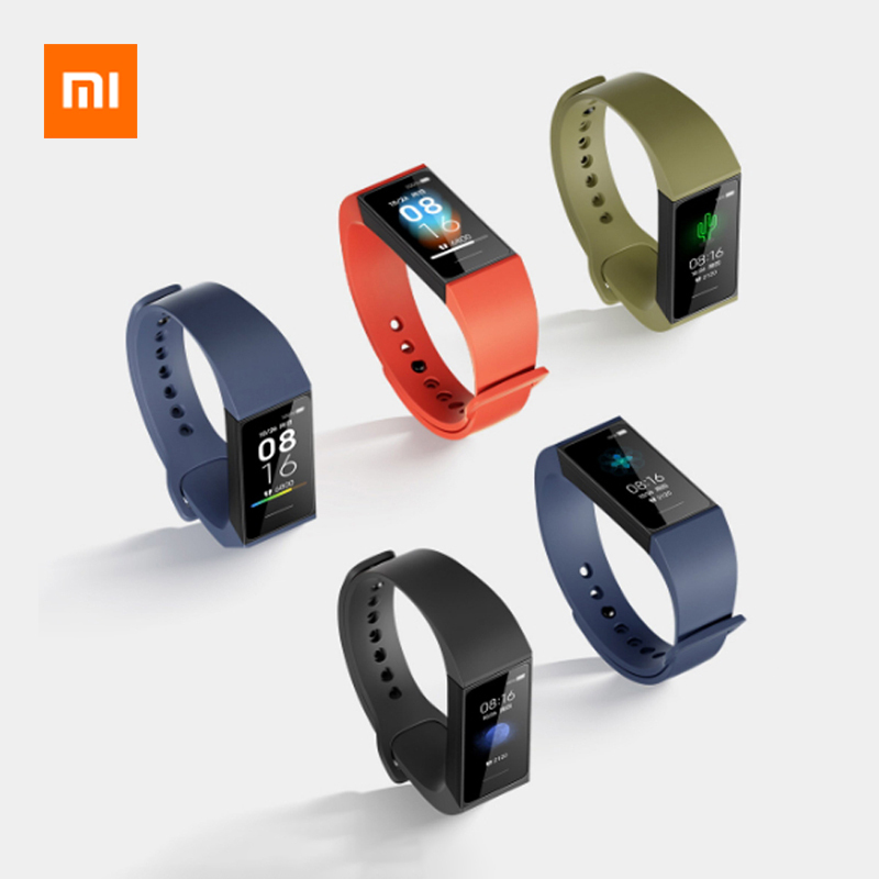 Новинка 2020, фитнес-браслет Redmi SmartBand, спортивный браслет с несколькими лицами и цветным сенсорным экраном 1,08 дюйма