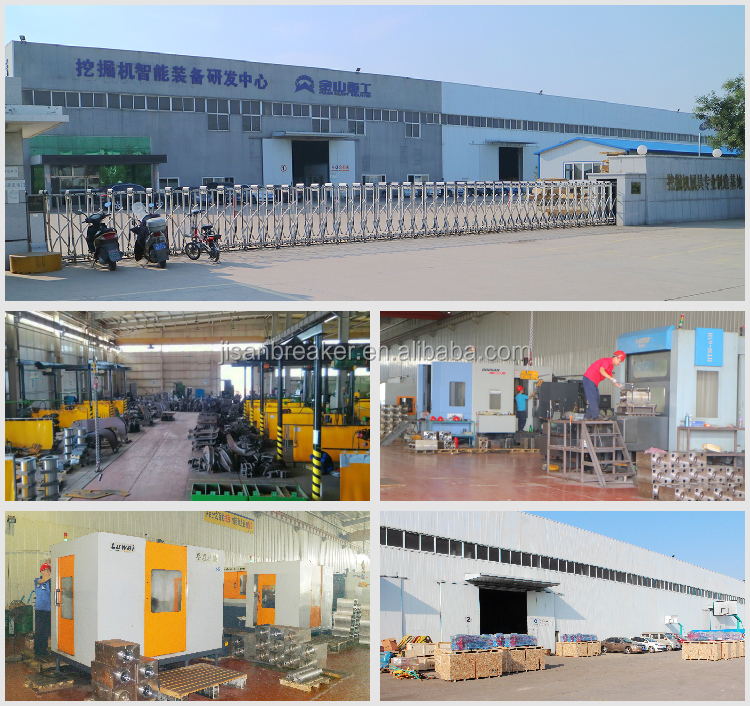 কোমাটাসু এক্সোয়াটার PC200 PC210 জন্য ধ্বংসাবশেষ সরঞ্জাম হাইড্রোলিক কংক্রিট পেষণকারী 18