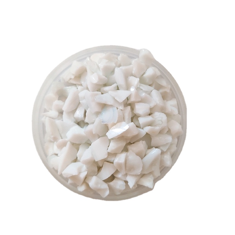 Различные размеры однотонные белые терраццо стеклянный гравий для напольных покрытий