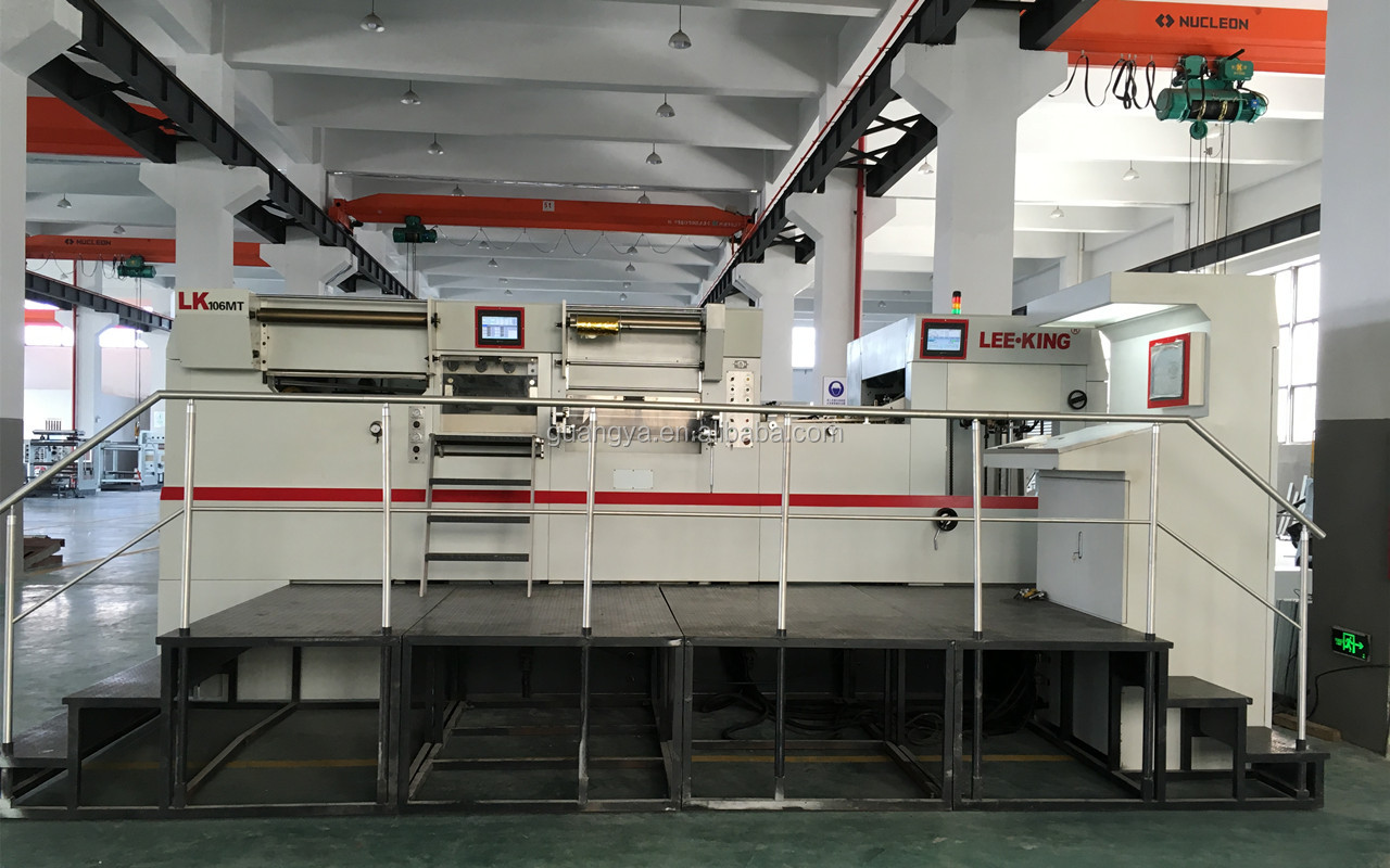 lk 106mt 全自动纸模切机及烫金机 - buy automatic paper die