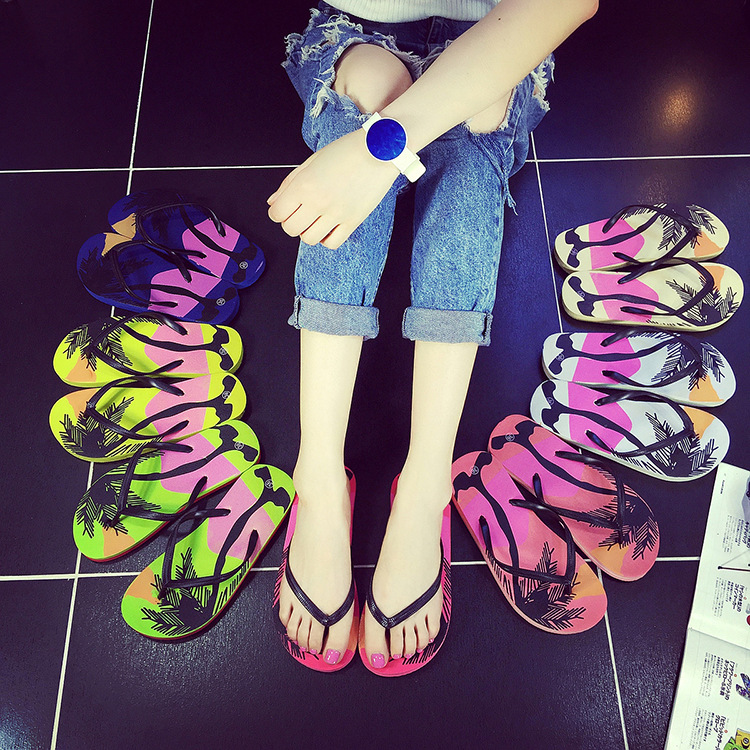 Wholesale PE Flip Flop Slippers Outdoor Fashion Non-slip Summer Beach Sandals Shoes