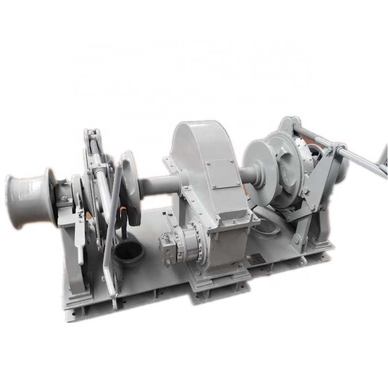 船用液压电动钢丝绳牵引绞车锚链吉普赛锚机,用于驳船牵引拖船拖船