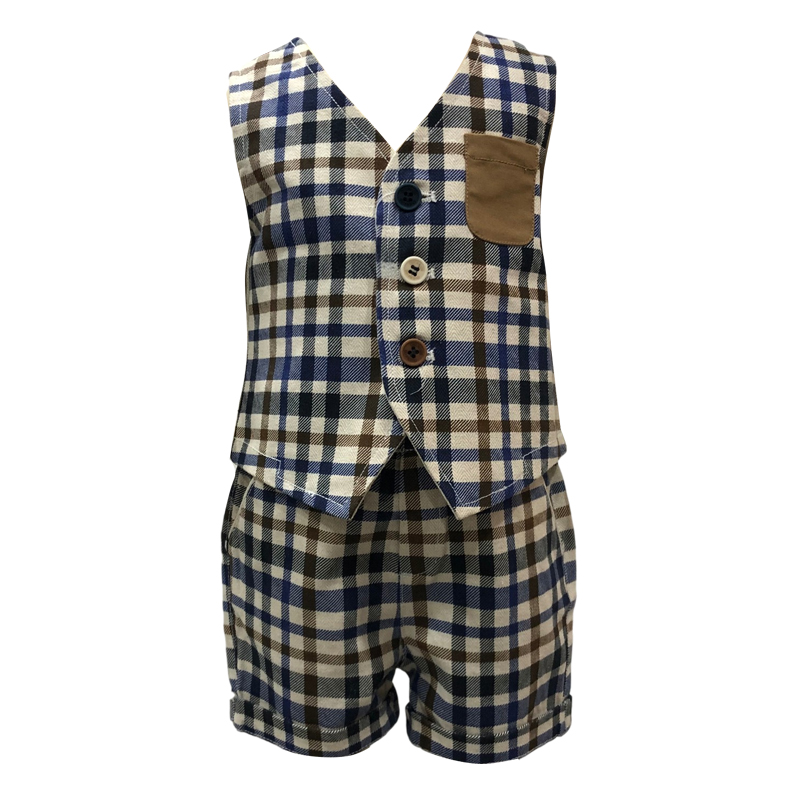 Лидер продаж, летний костюм из короткого жилета для мальчиков, Детская крутая одежда, облегающий жилет, костюм, здоровый дышащий жилет, комплект для мальчиков