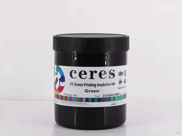 Ceres UV Screen Printing Insulation Ink - High Quality Green