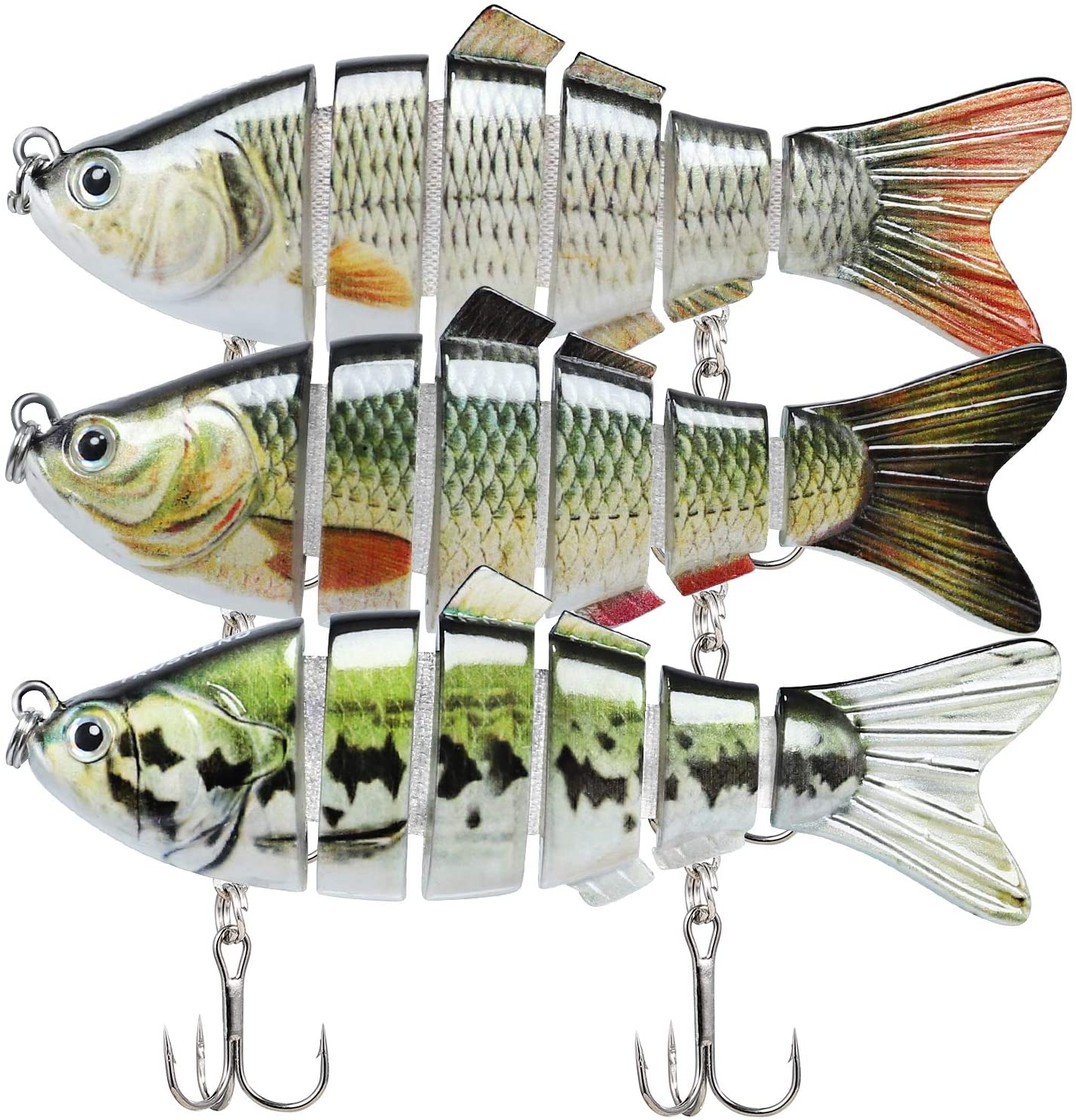 2pcs Fishing Lures Bionic Lures Metal Shaking Baits Trolling Wobblers Lures