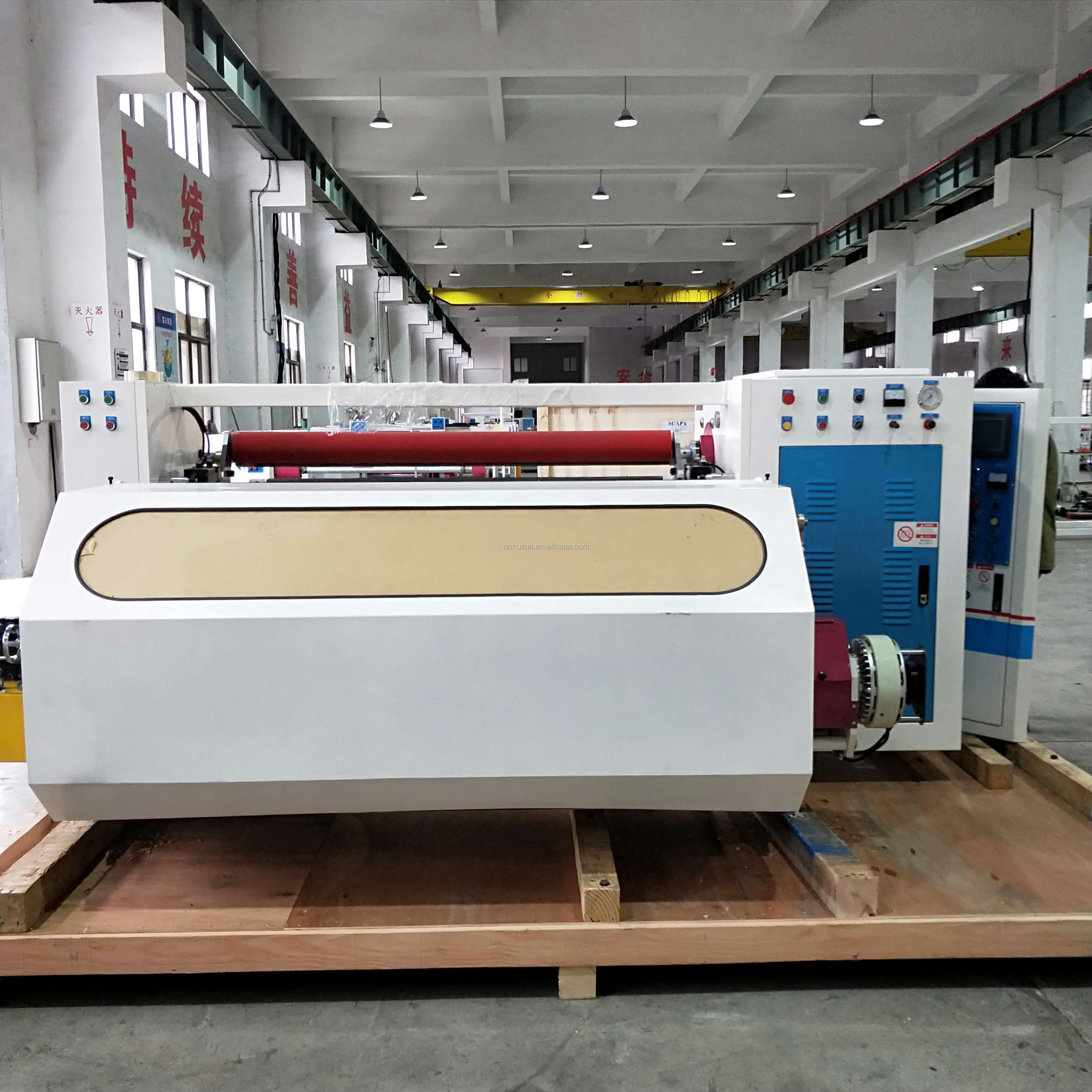 furimach 双轴自动胶带复卷机转塔型胶带复卷机卷转换