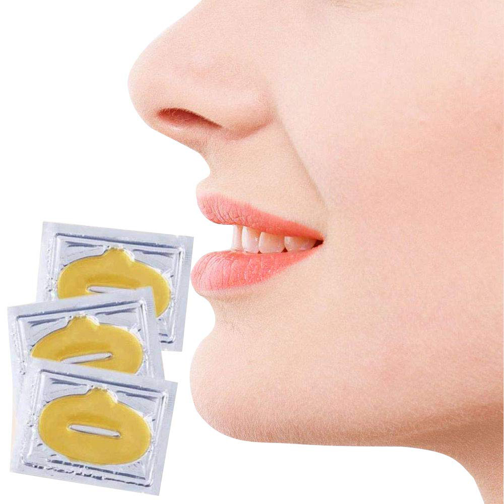 Factory OEM Moisturizing Organic Natural 24k Gold Lip Mask for women
