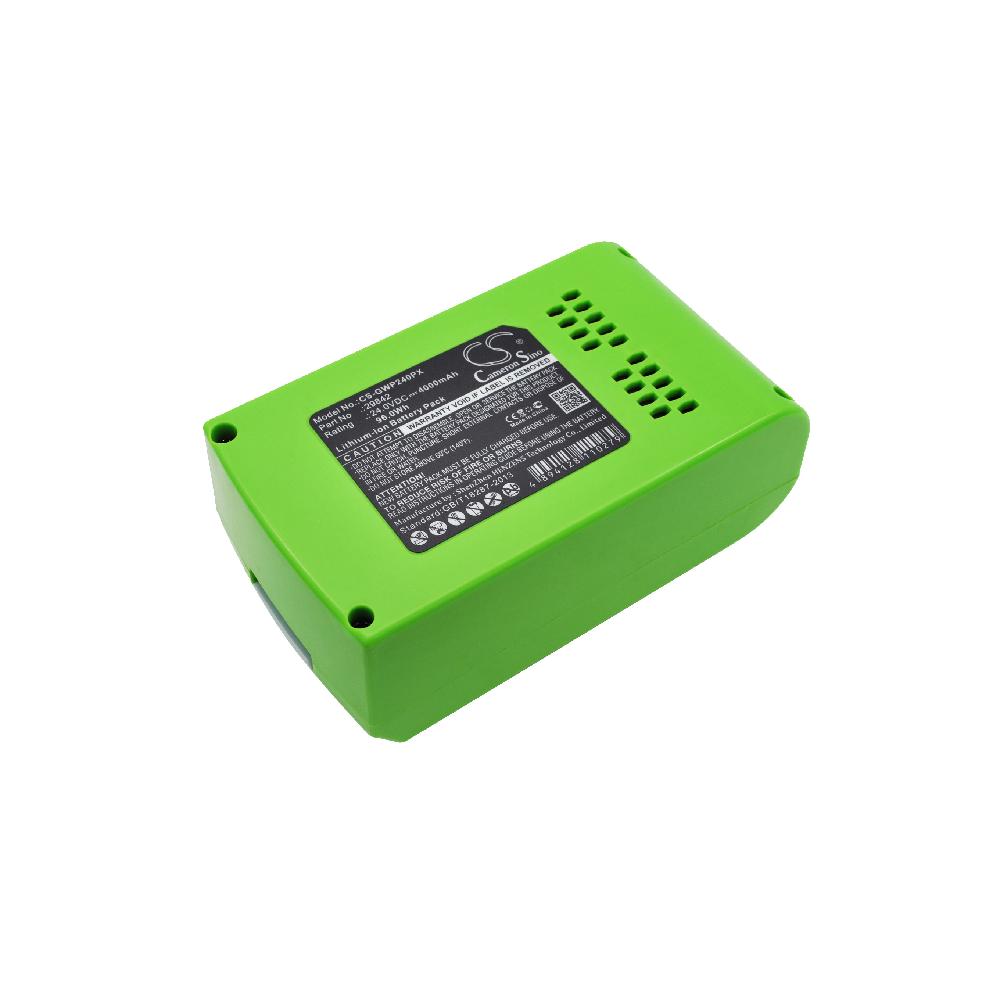 AKKU-LADEGERÄT für Greenworks 10-Inch Cordless 130MPH Cordless G24 Sweeper