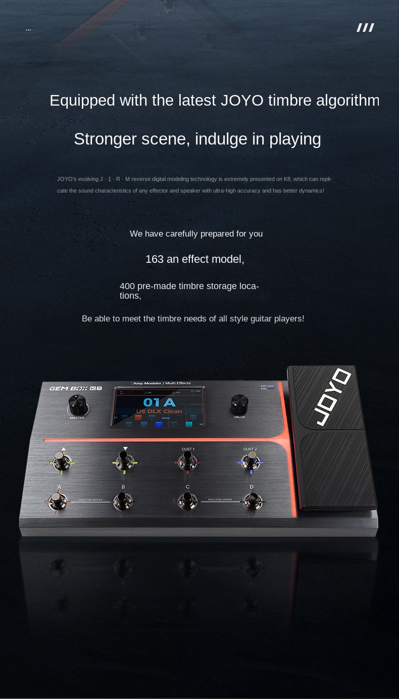 JOYO GEMBOX K8 - Multi Effect Sound Card for Guitarists