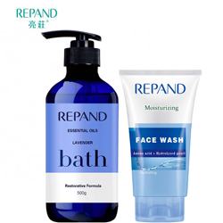 Lavender essential oil  skin whitening body wash private label shower gel