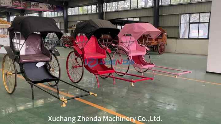人気商品 クラシックな上海観光用人力車 2輪馬車 販売中 ZD-RS13