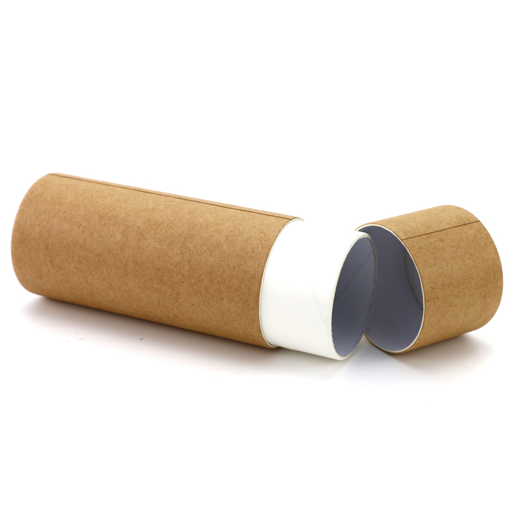 Caixa de empacotamento do cilindro de papel amigável reciclável quente de Eco da venda para o chá/ervas/o tubo de empacotamento /Deodorant do café
