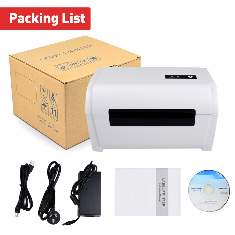 ZJIANG ZJ-9200 USB BT thermal label printer