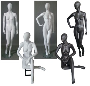 Most popular female display mannequin for women apparel display