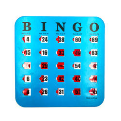 8pcs Fingertip Shutter Slide Bingo Cards
