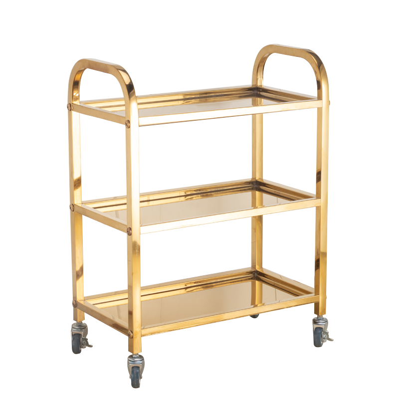 3 яруса стеллаж для хранения с колеса ресторанный сервис обеденный автомобиля нержавеющая сталь Кухонная Тележка