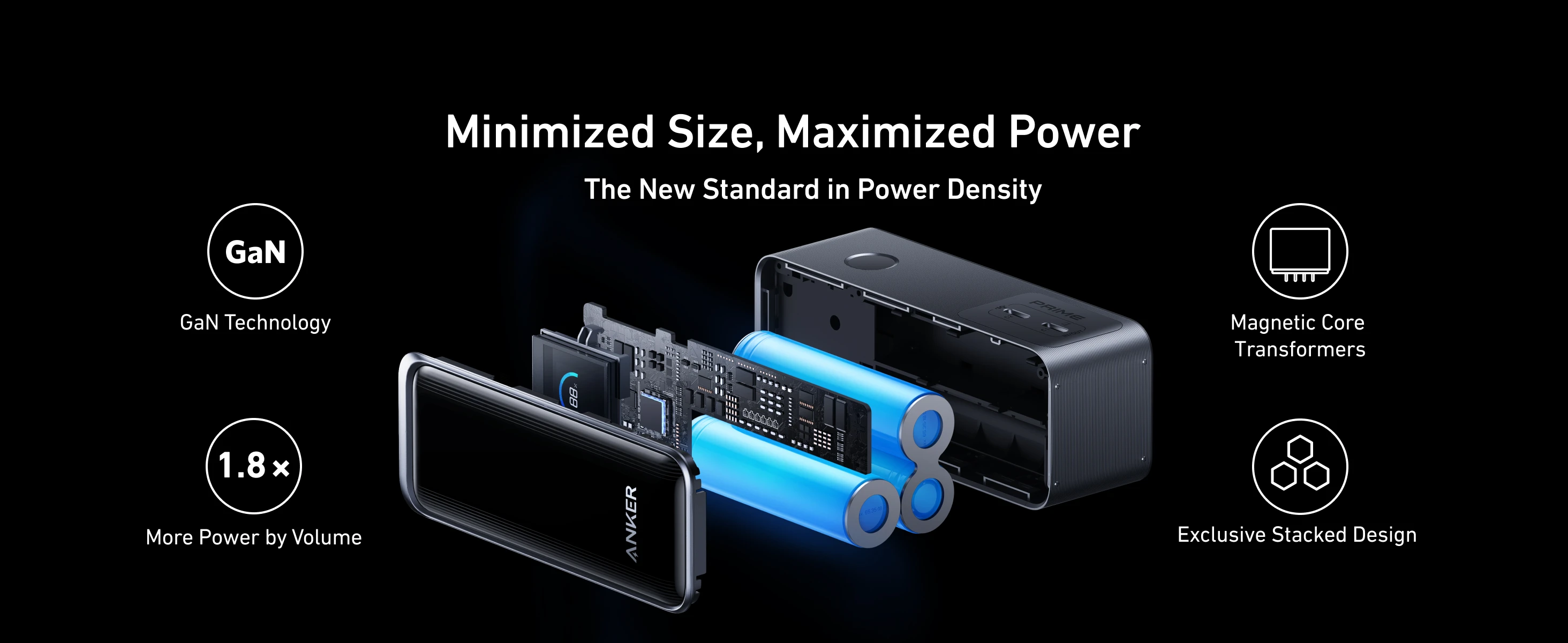 Anker Prime Power Bank, 9,600mAh Battery Pack with 65W Output