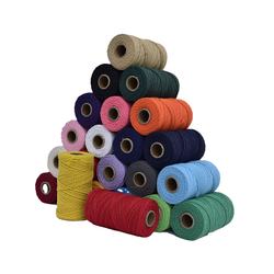Wholesale 3mm Cotton Cord Rope Twisted Macrame Cord DIY Braided Cotton Rope 100meters/roll Wall Decorative Natural