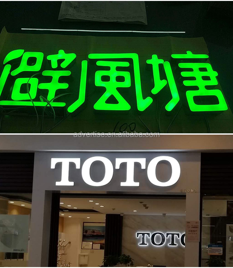 明亮的发光字符环氧树脂 led 标志通道字母迷你树脂发光字 led 照明