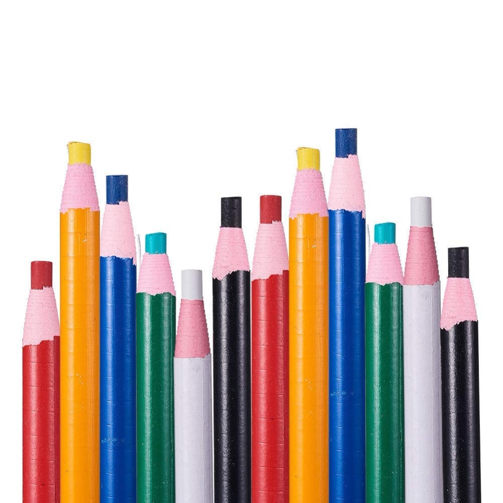 Frienda 12 Pieces Sewing Mark Pencil Tailor Chalk Free Cutting Chalk