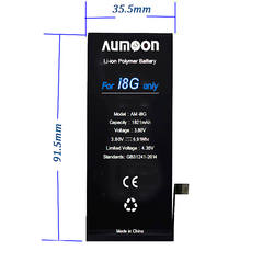 100% original celular celular 1960 mah genuíno oem acessórios bateria digital para iphone 8