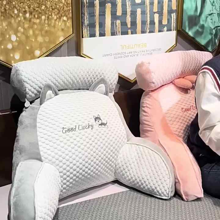 Cojín de protección de cabeza de cama personalizado almohada de soporte de  cintura respaldo grande almohada de cama almohada de respaldo tatami