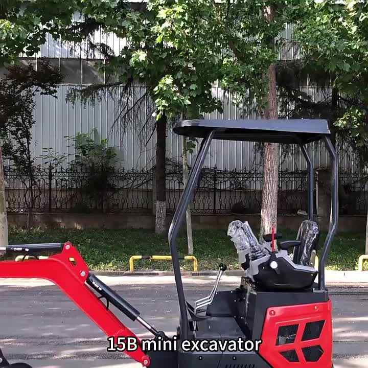 RLD Mini Excavators With Boom Swing 1.5 Ton Digger Cab EPA EURO 5 ...