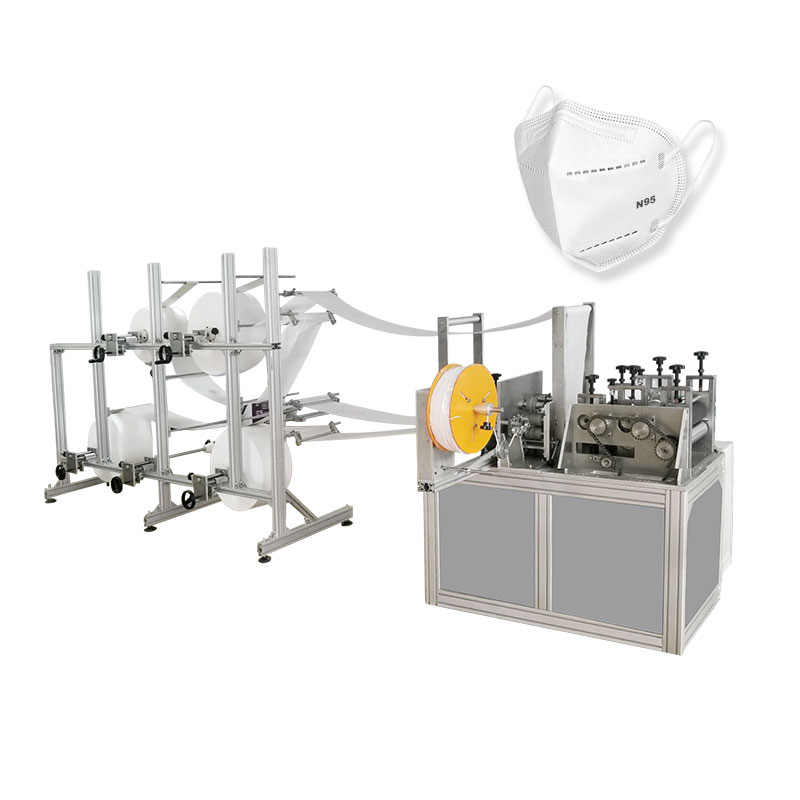 Cheap Price Semi-Automatic N95 Mask Making Machine / N95 Face Mask Folding Machine