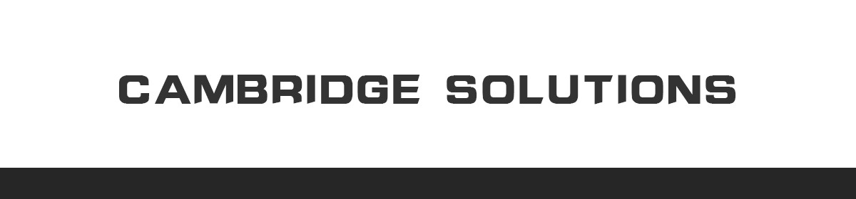 Solution cambridge. Solution cambridge