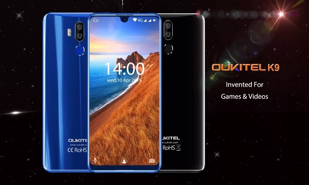 OUKITEL K9 - 7.12 Inch Big Screen Android Phone for Video