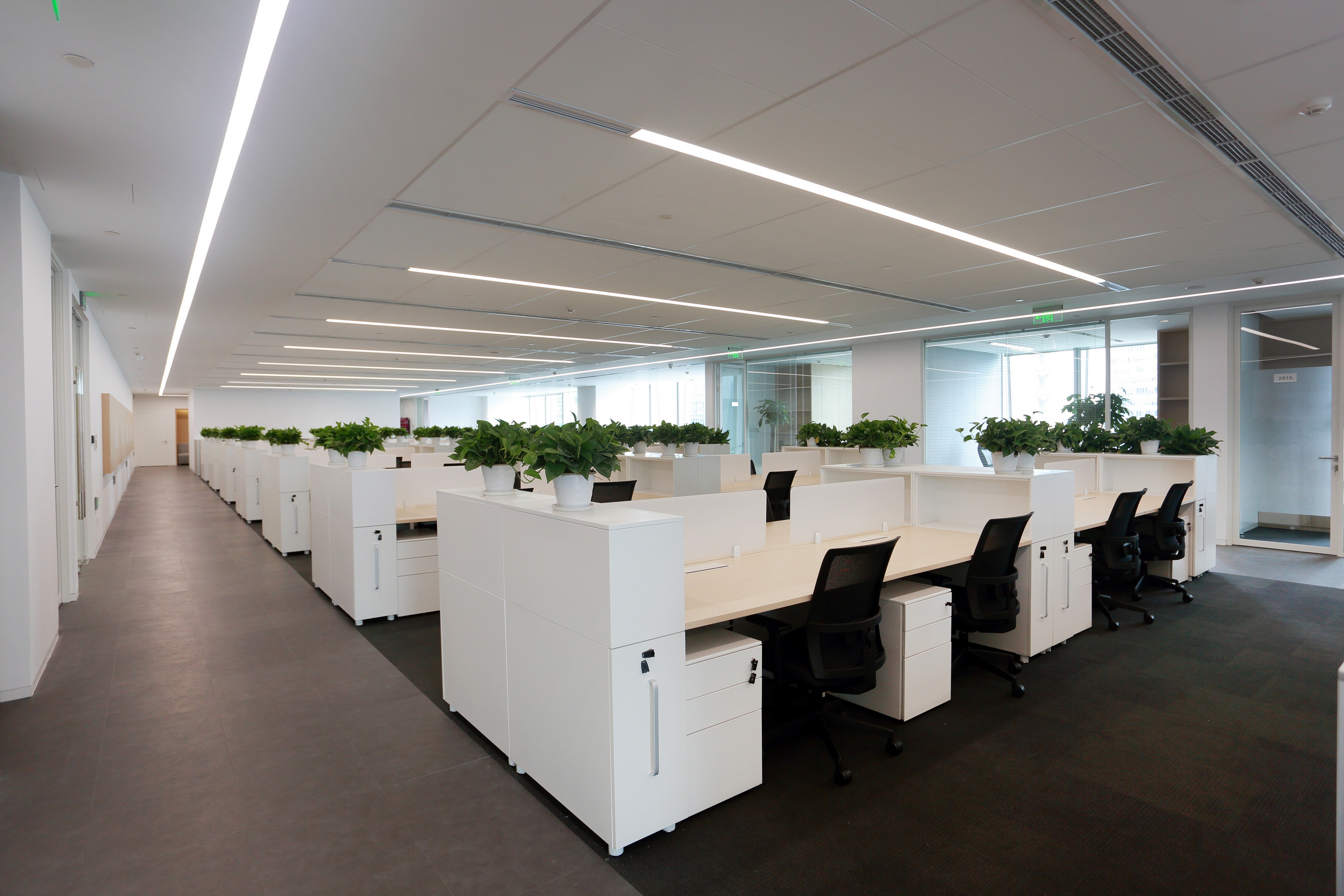 模块化办公室分区 l 形状办公室工作站隔间 6 人 - buy office