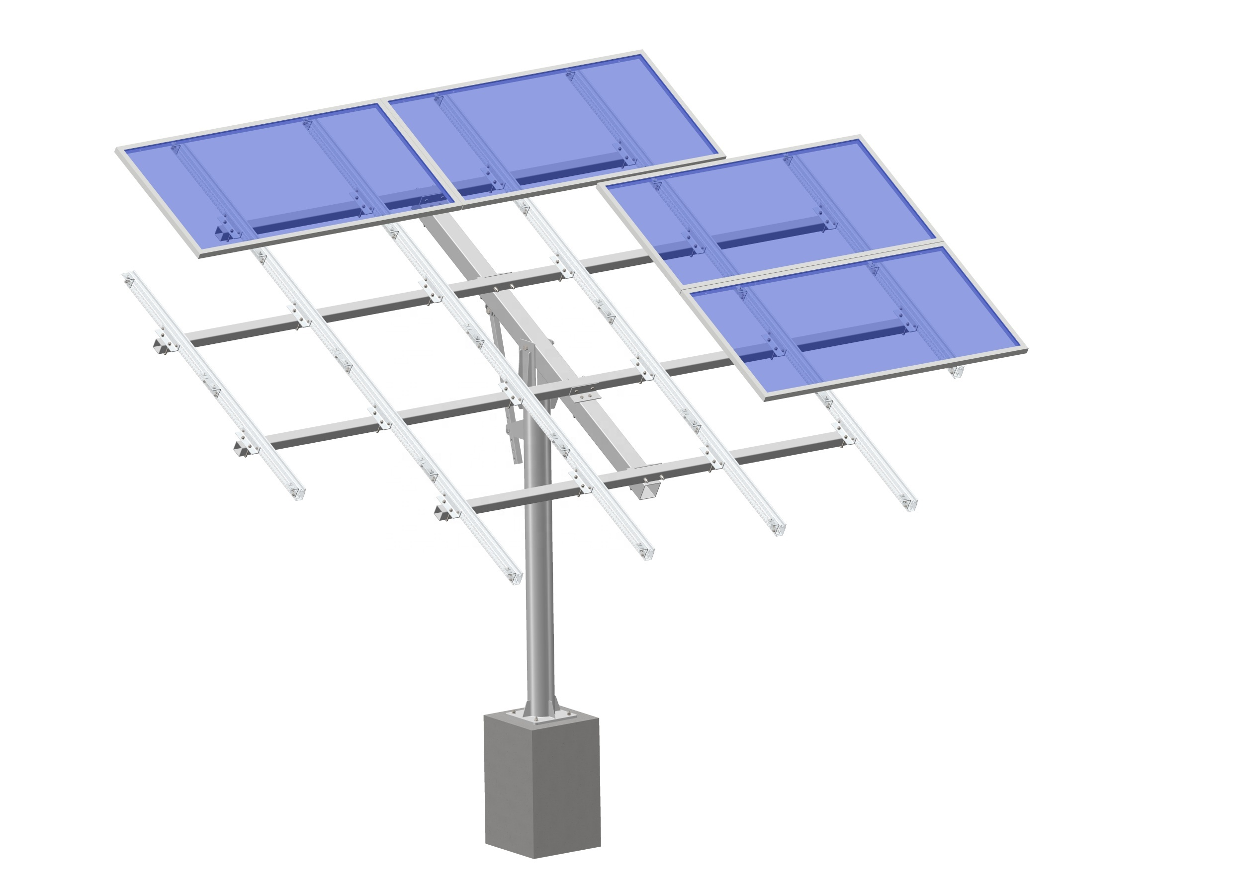Однополюсная Солнечная наземная Монтажная солнечная панель наземная Монтажная система полюсов