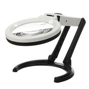 bench magnifying glass with led light