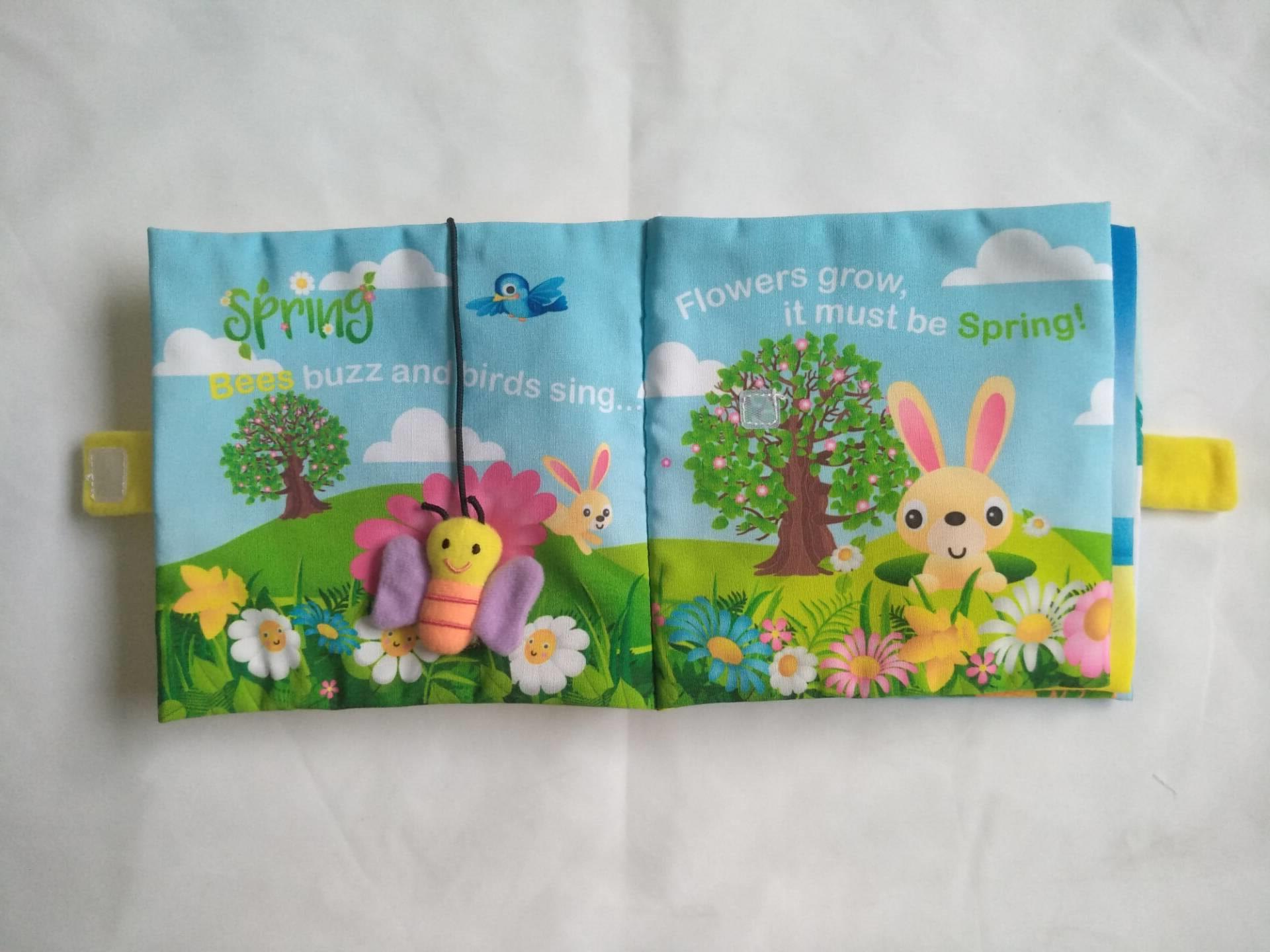 cloth book soft stuffed toy plush toy educational kids learning toys