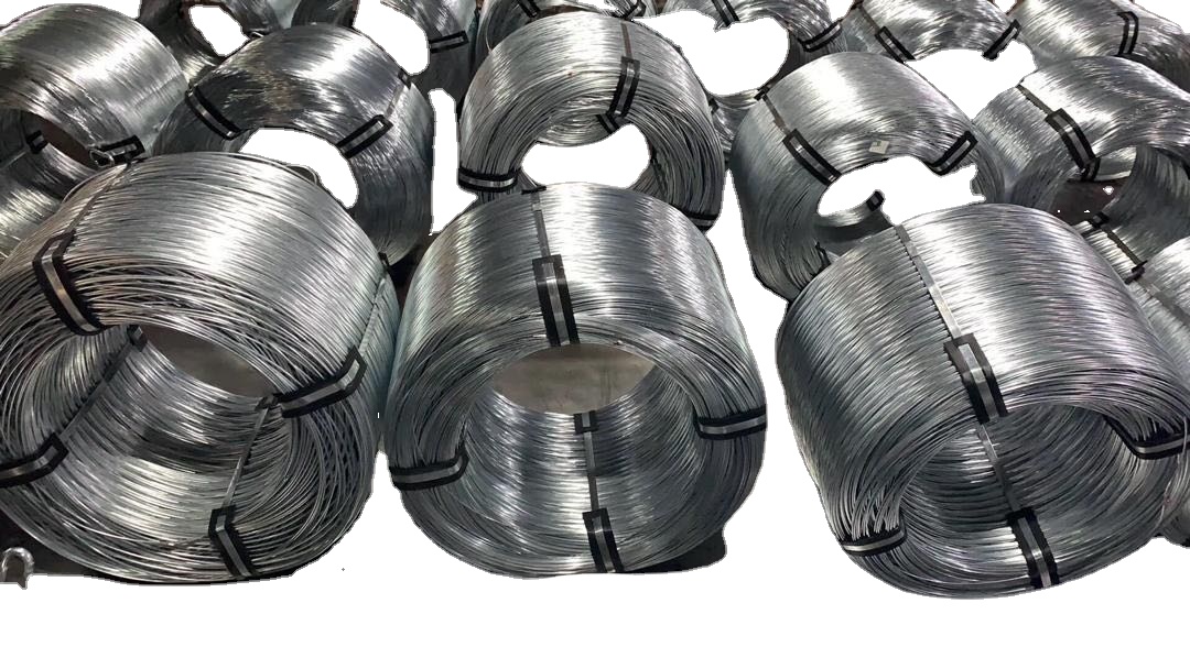 Hot Dipped Zinc Coated Galvanized Steel Wire Bright Q195 2