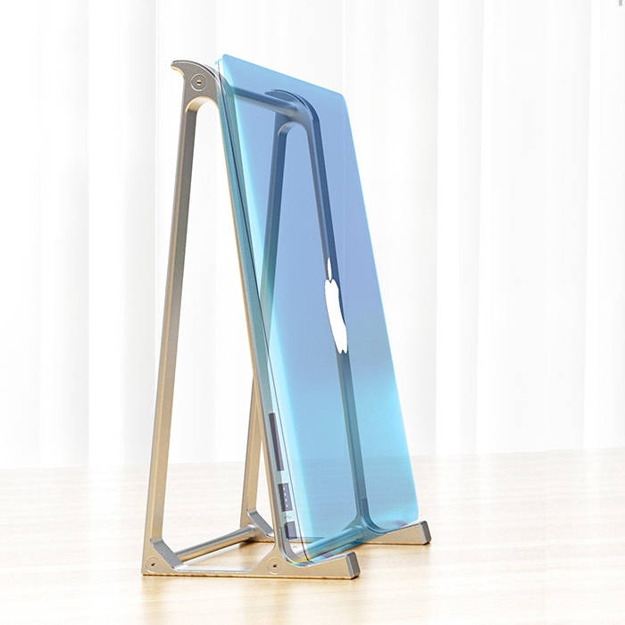 Алюминиевый вертикальный кронштейн для планшета Настольный портативный стояк для ноутбука