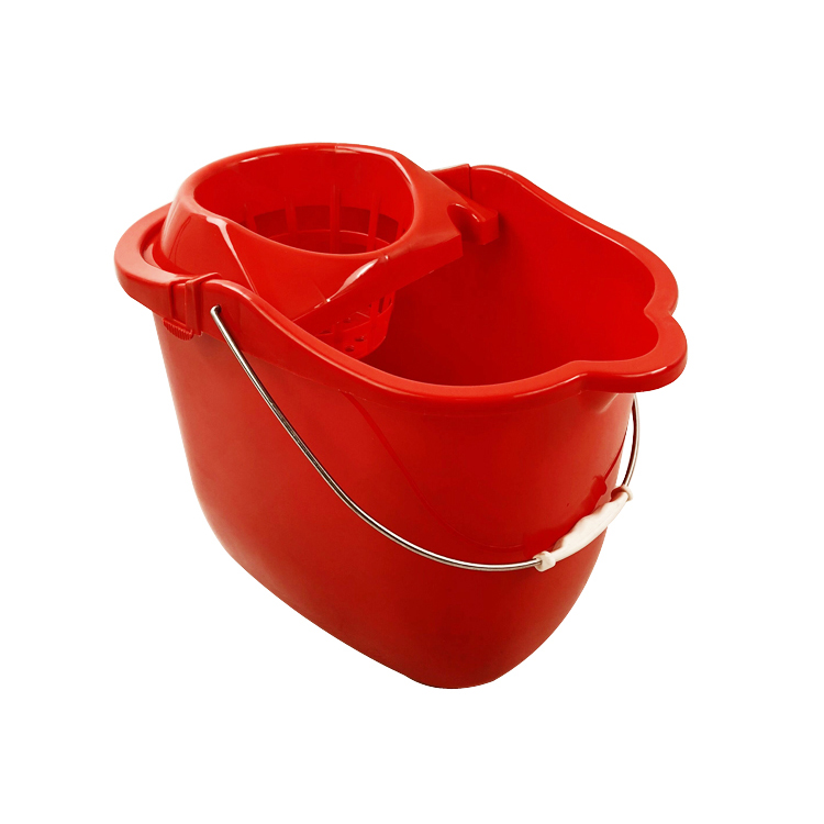 Mop Bucket with Microfiber Mop Set Household Plastic Mop Bucket With Wringer