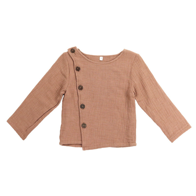 Хлопковая текстурная винтажная детская зимняя одежда ржавчины, большие размеры, футболки, оптовая продажа